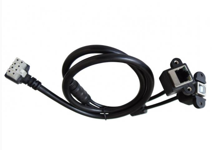 Professionelle Verkabelungsharness Herstellung Custom OBD Y Kabel 2 Männlich zu weiblich Splitter Kabel 4