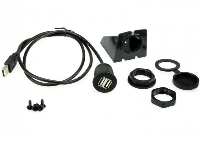 Spannung 24V USB-Dash Mount Adapter für Fahrzeug, Fahrrad, Motorrad 1