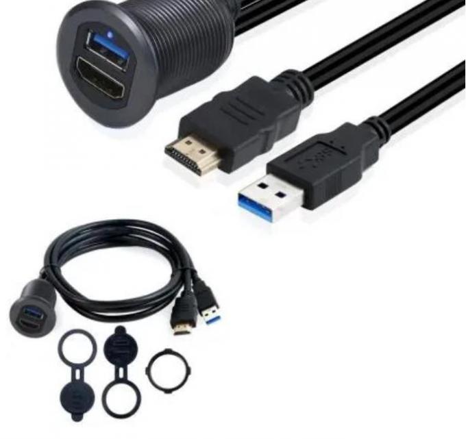 Spannung 24V USB-Dash Mount Adapter für Fahrzeug, Fahrrad, Motorrad 2