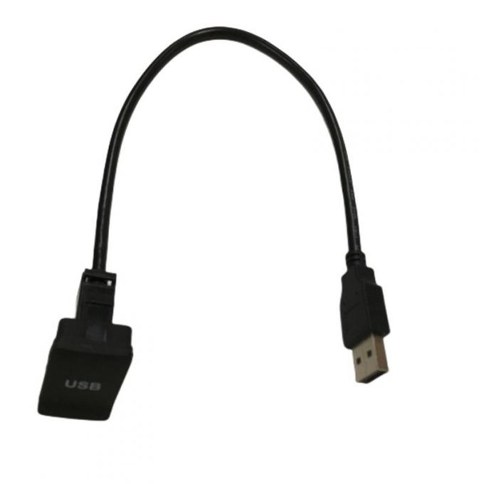 Quadratische Kabel-Panel-Draht-Gurt-Auto-USB-Kabel mit Staubschutz 0