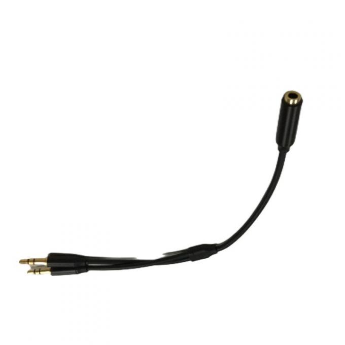 Y Splitter Kabel Draht Gurt Audio Kabel Kopfhörer 3,5 mm 2 Männlich Mikrofon Kabel 1