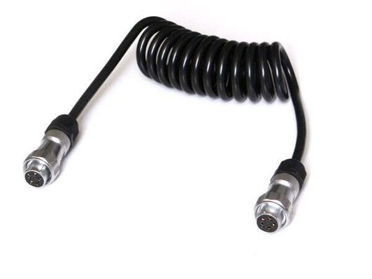 7 Pins Adapter Verkabelung Gurt Federkabel 2,5m Caravan angepasst