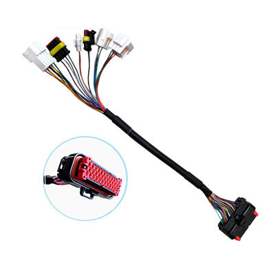 Professionelle Verkabelungsharness Herstellung Custom OBD Y Kabel 2 Männlich zu weiblich Splitter Kabel