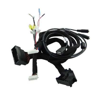 Spannung 12V Funkdraht-Gurtkabel Stereo OEM Stecker-Adapterkabel