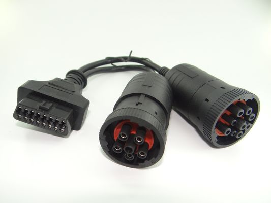 VDE 9 Pin Automotive Wire Harness Assembly OBD2 für Dieselfahrzeuge