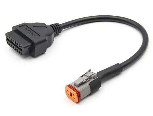 CE-Traktor-Verkabelung 4 Pins Männlich OBD-Verkabelung Fahrzeugdiagnosetool