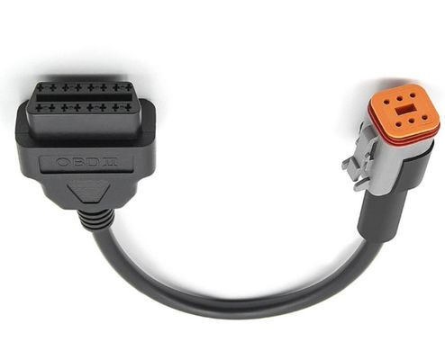 CE-Traktor-Verkabelung 4 Pins Männlich OBD-Verkabelung Fahrzeugdiagnosetool
