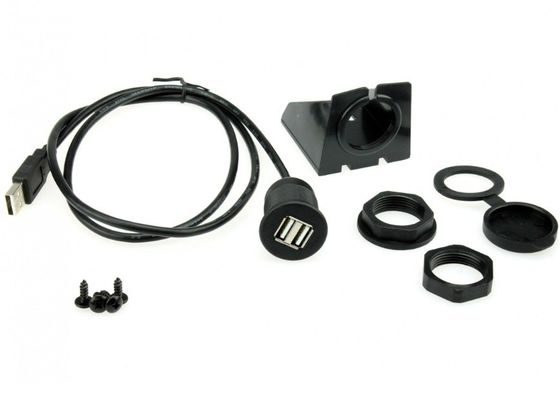 ODM Kabel Draht Gurt zwei USB-Verlängerungskabel Automotive Dash Mount