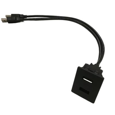 FCC Dual USB Kabel Erweiterung Schloss Mount Mitsubishi für Auto