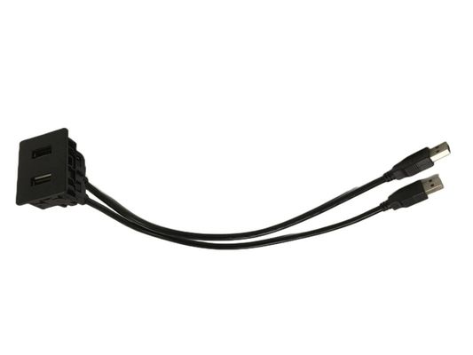 FCC Dual USB Kabel Erweiterung Schloss Mount Mitsubishi für Auto