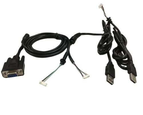 Rundes Kabel-Draht-Gurt 2,54 mm 4 Nadel auf DB9 weiblich RS232 auf HMI