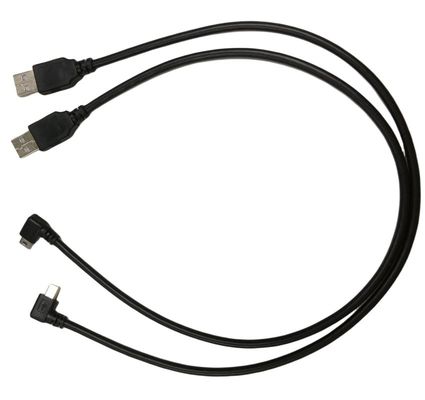 Kabel elektrische Gurt Draht mit 90 Grad Winkel Mini-USB-Port