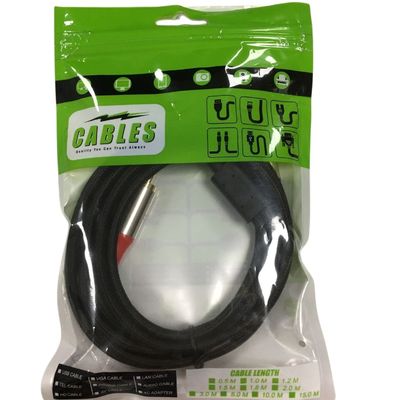 OEM-Auto-Verkabelungsanordnung Mono 6.5 Jack zu Stereo 3.5 Jack Audio-Kabel
