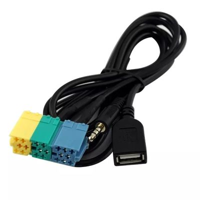 Schwerlast-Gebraucht-Drahtgurt Männlich-Männlich-Aux 3,5 mm bis 6,35 mm Jack-Audiokabel