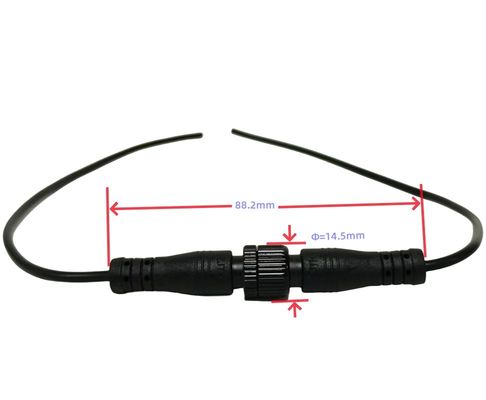 Männliches geradees M12-Kabel für LED-Ausrüstung / Medizingerät OEM