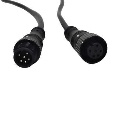 Männliches geradees M12-Kabel für LED-Ausrüstung / Medizingerät OEM