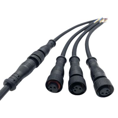 Custom M12 6 Kern Männlich auf weiblich Sensor Draht Gurt Videokamera Erweiterung Kabel
