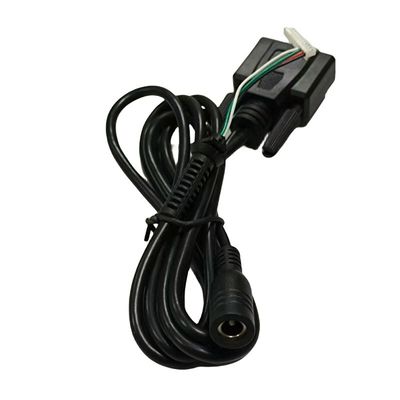 Custom Dub-9 Pin Wire Harness mit 4-Pin-Druckeranschluss und Wechselstromanschluss